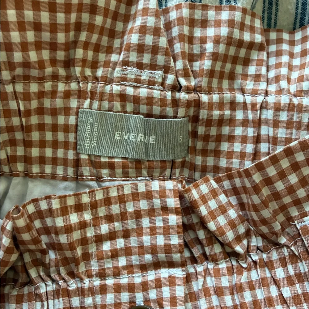 Everlane Brown Gingham Button-Front Maxi Skirt - Women - Picture 4 of 5